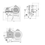 Αλλαντομηχανή Λεπίδα 275mm MIRRA 275 C VAS B.S. SRM-MIRRA 275 C VAS B.S.